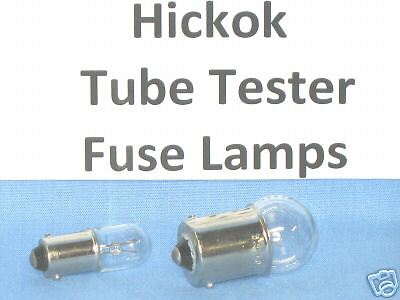 Hickok Tube Tester Fuse Lamp Bulbs ~ # 81 (2 Each) And # 49 (2 Each) Qty 4